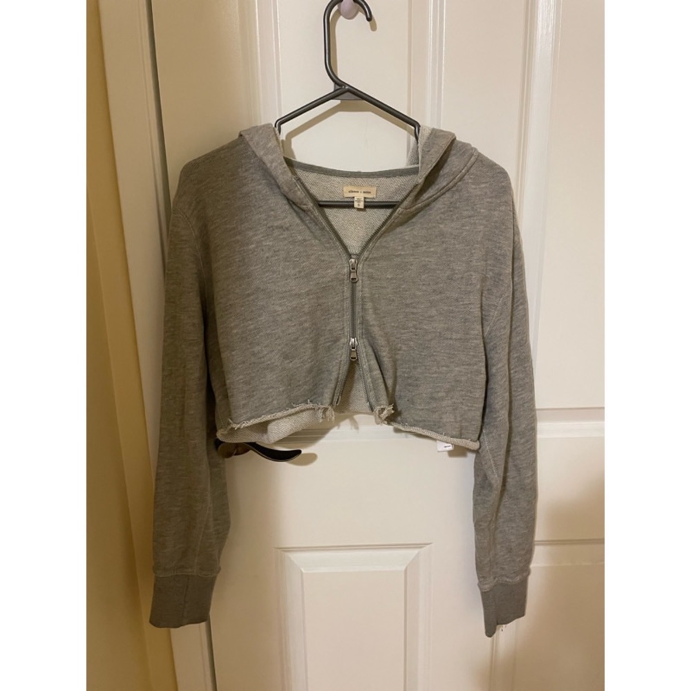 Silence + Noise Cropped Hoodie